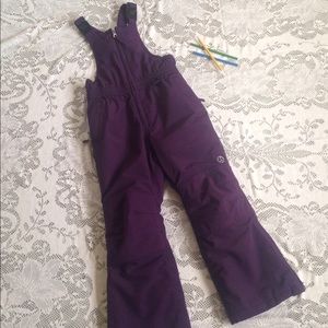 Lands' End Girls Squall Snow Bib Pants size 6